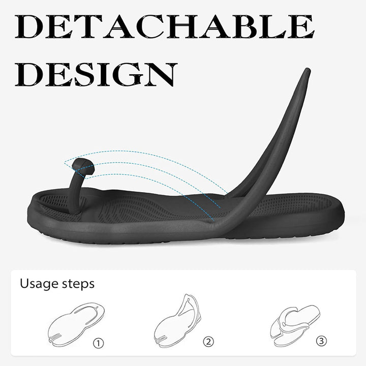 Foldable travel slippers, lightweight bathroom slippers