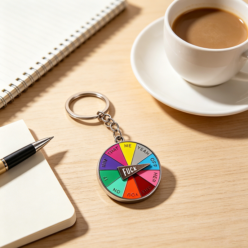 Fun Rotating Spinner Keychain