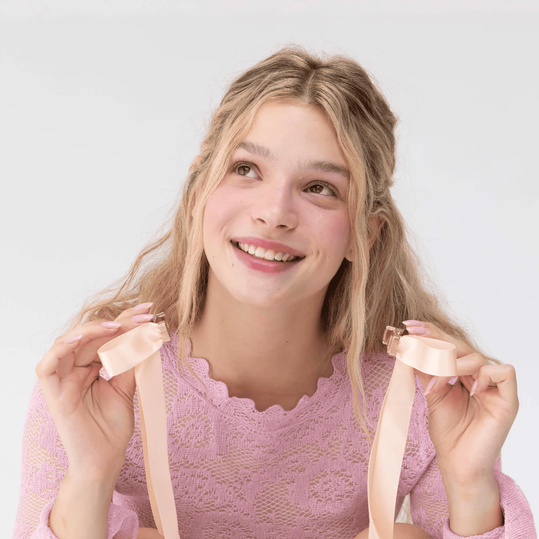 Magnetic bow hair clip
