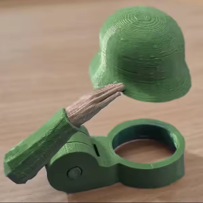 Beer Bottle Saluting Soldier Cap
