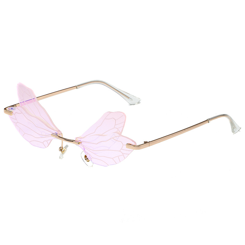 Dragonfly-wing gradient sunglasses