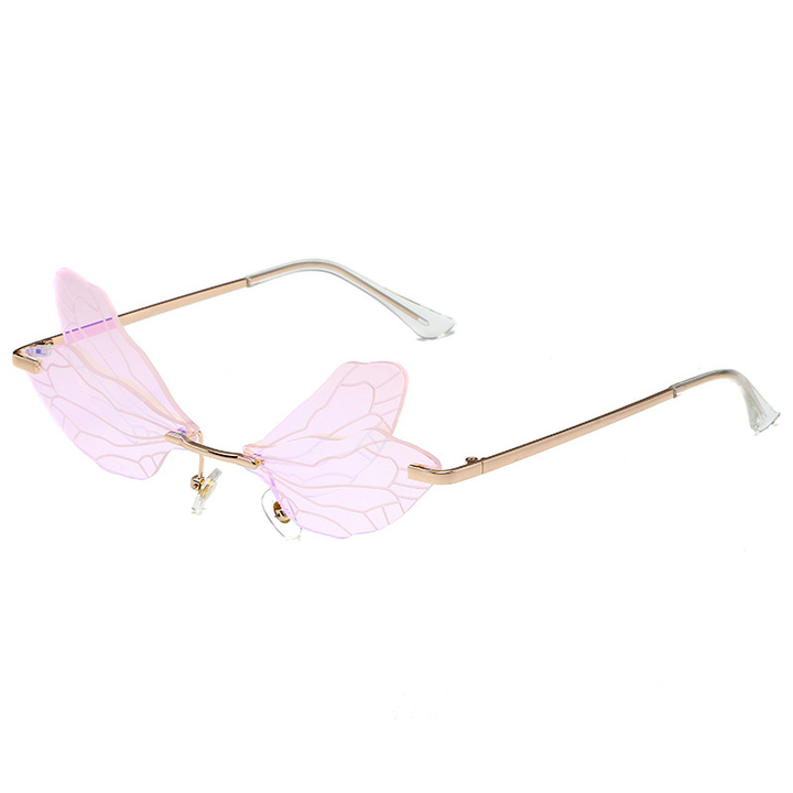 Dragonfly-wing gradient sunglasses