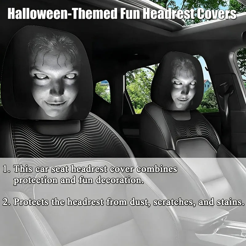 Halloween scary car decorations
