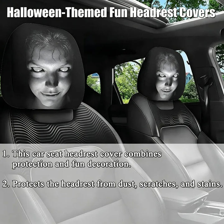 Halloween scary car decorations