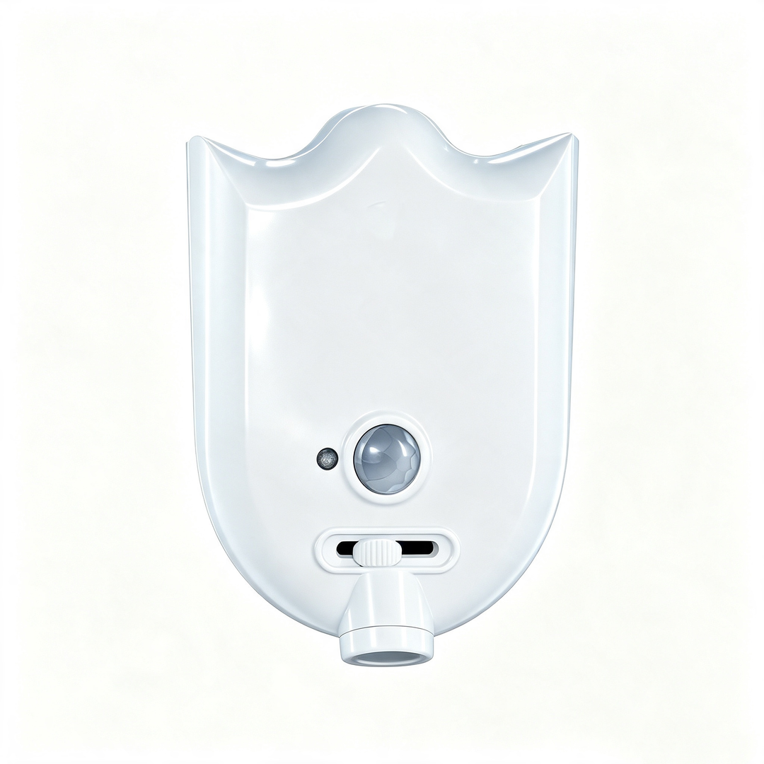 Toilet seat night light projection