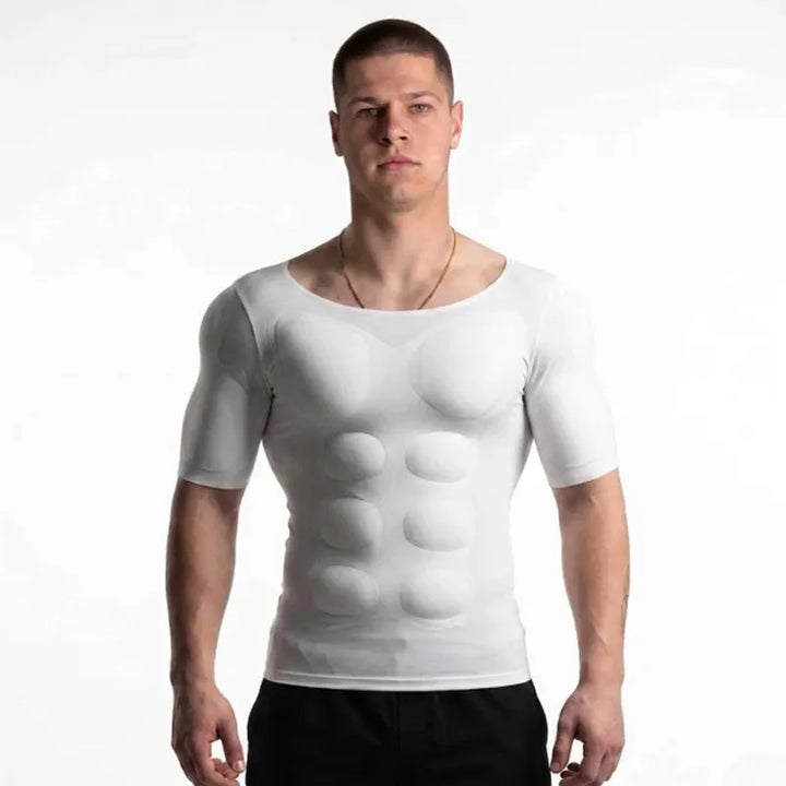 Hidden 3D Shaping Short-Sleeve