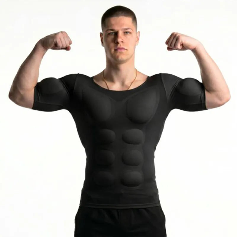 Hidden 3D Shaping Short-Sleeve