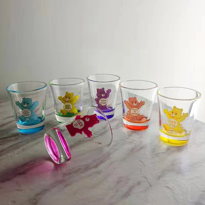 Swear Bears Novelty Shot Glass Set