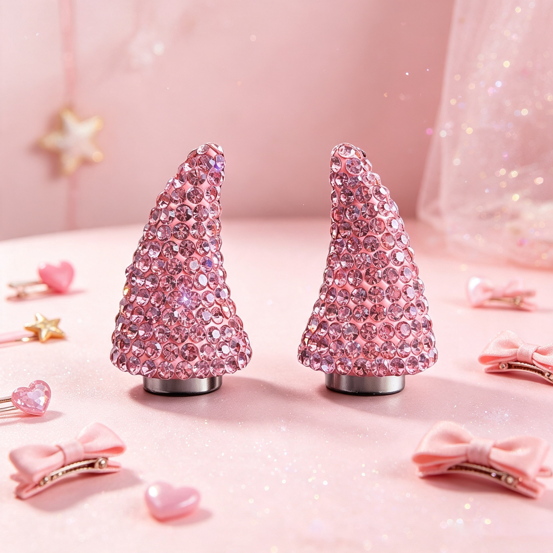 Rhinestone Magnetic Devil Horn Accessories
