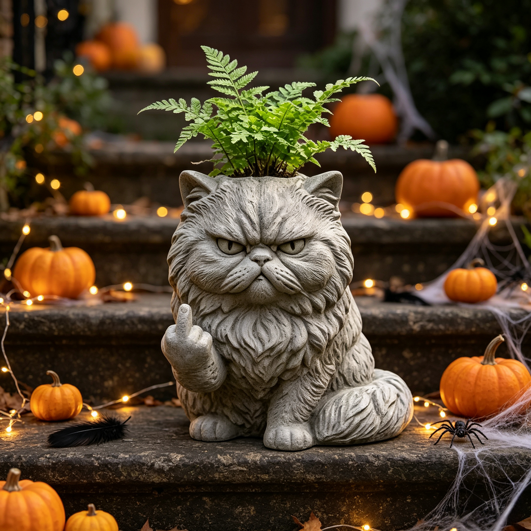 Grumpy Cat Flower Pot