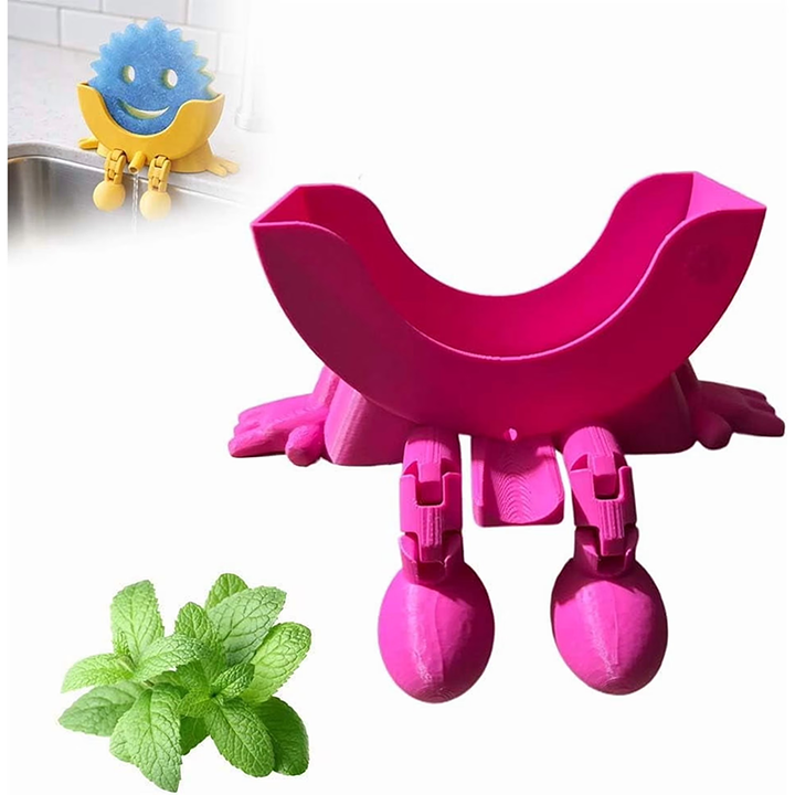 Fun 3D-Printed Sponge Drain Rack
