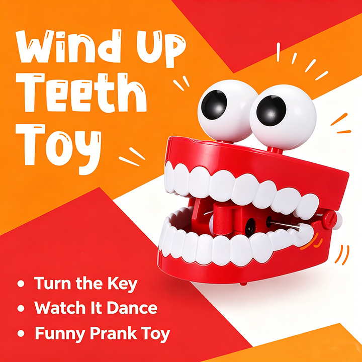 Glowing Chattering Teeth Toy