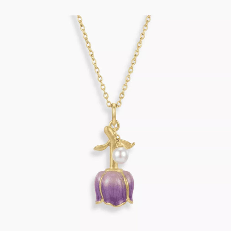 Color-Changing Blooming Rose Necklace