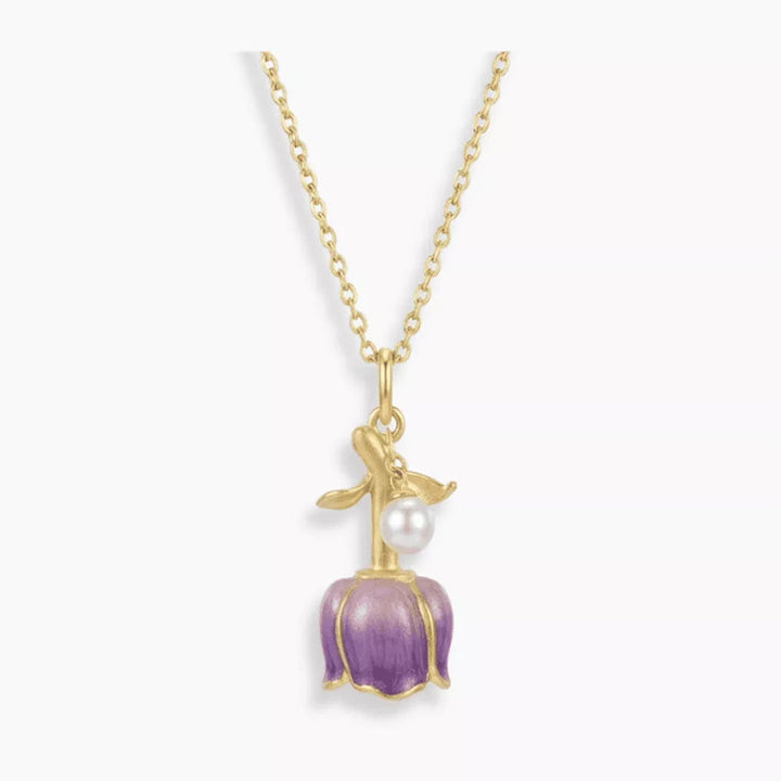 Color-Changing Blooming Rose Necklace