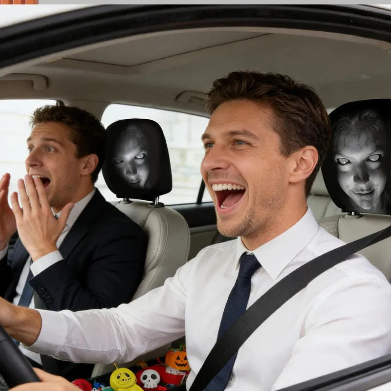 Halloween scary car decorations