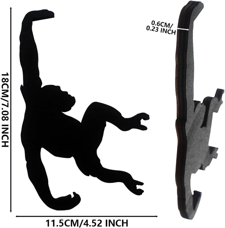 Creative Orangutan-Shaped Hooks