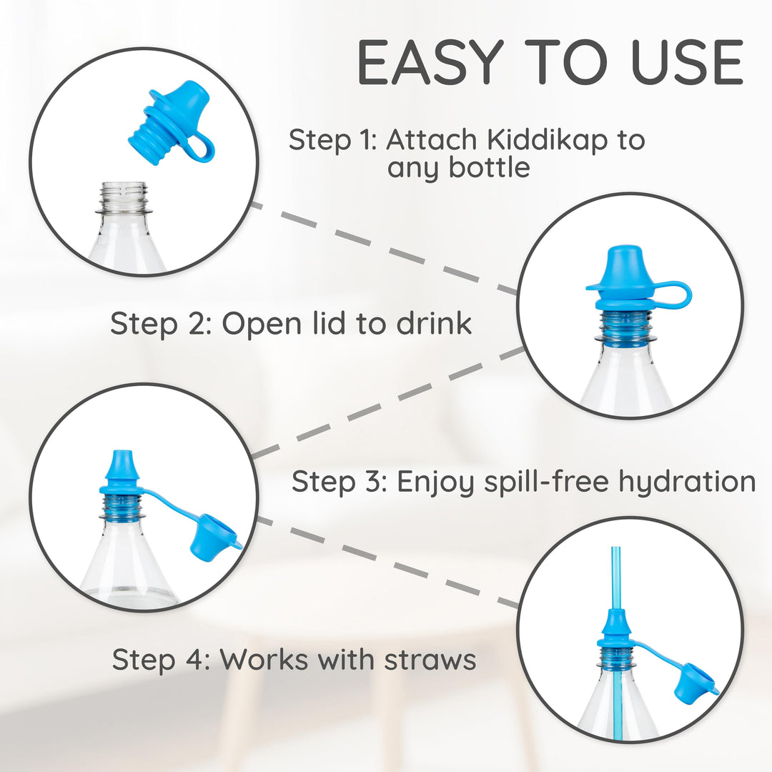Spill-proof silicone straw tip