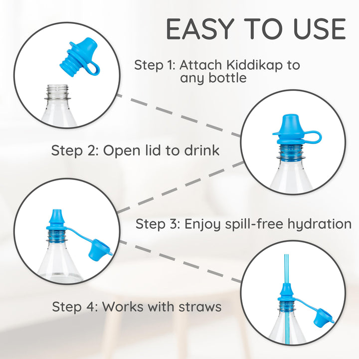 Spill-proof silicone straw tip
