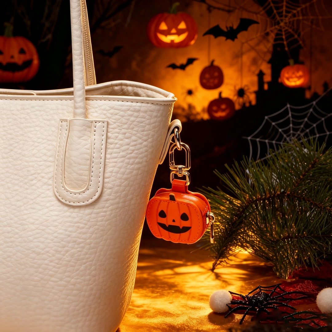 Mini Pumpkin Bag Keychain
