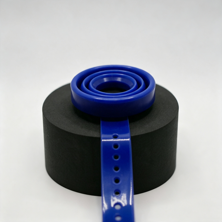 Wrist-worn folding water bottle