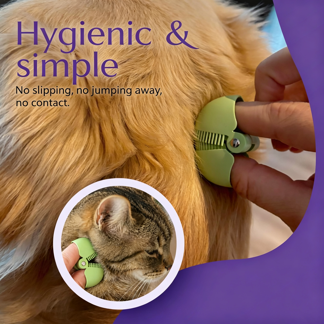Silicone tick traps for cats and dogs