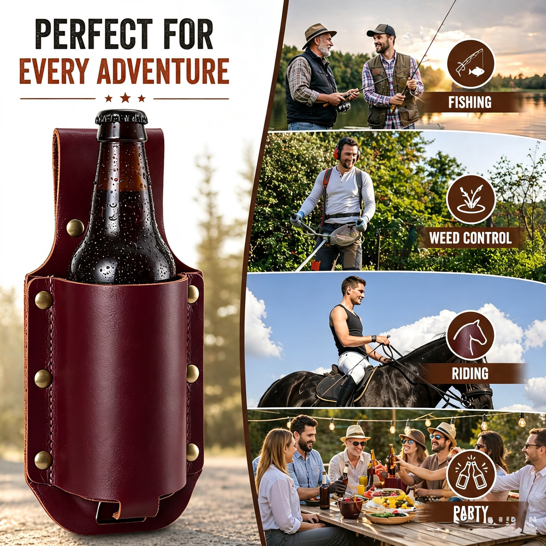 Waist-mounted beer card holder