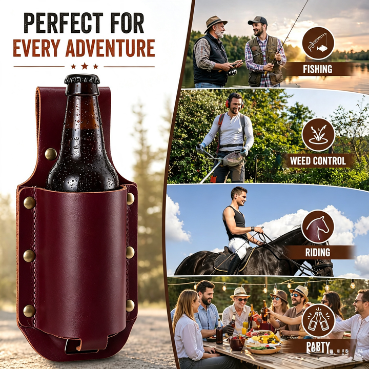Waist-mounted beer card holder
