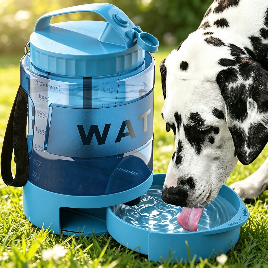 Dog outdoor water bottle