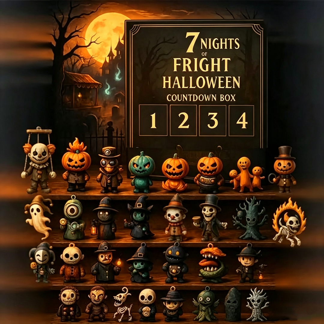 Halloween Advent Countdown Calendar Box