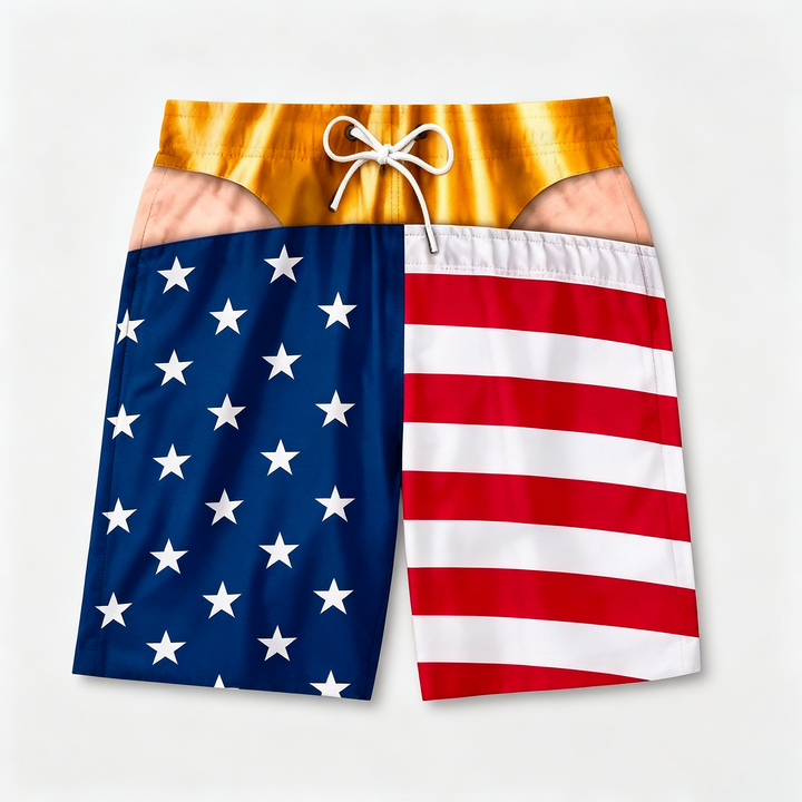 Eye-catching surfing beach shorts