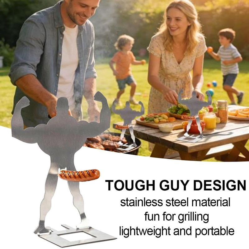 Fun Hot Dog &amp; Sausage Stainless Steel Stand