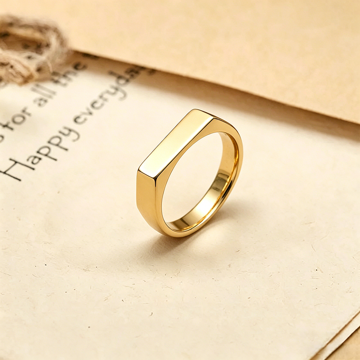 "I LOVE JESUS" Creative Electroplated Ring