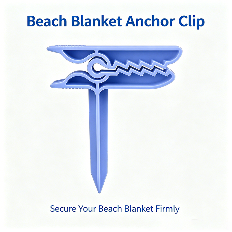 Beach blanket anchor clips