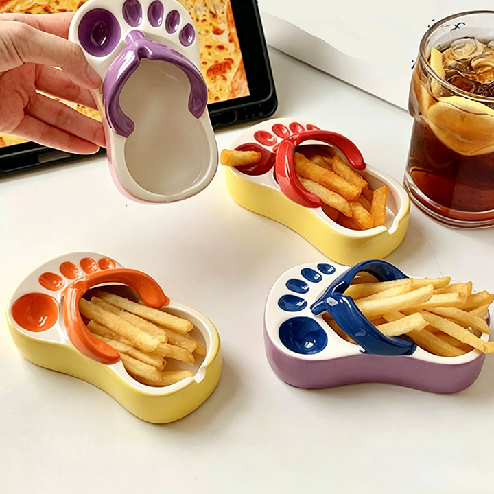 French fry dipping tray