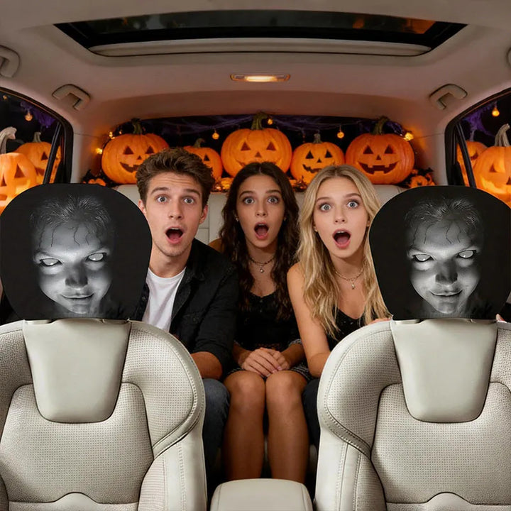 Halloween scary car decorations