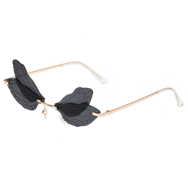 Dragonfly-wing gradient sunglasses