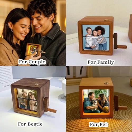 Customizable photo rotating album