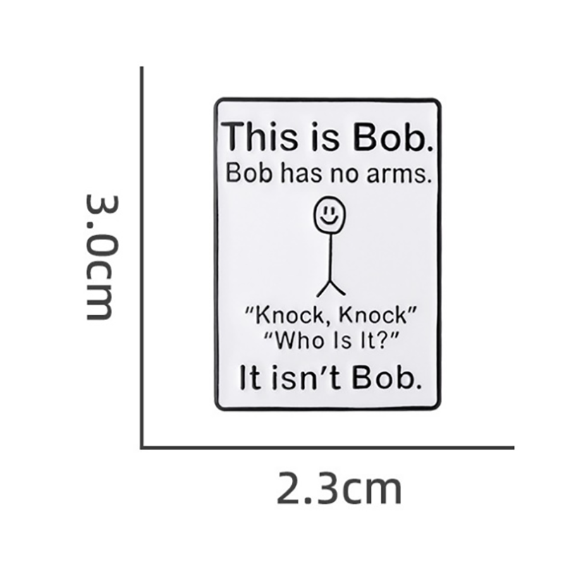 This is Bob—the "Bob with No Arms" doodle badge
