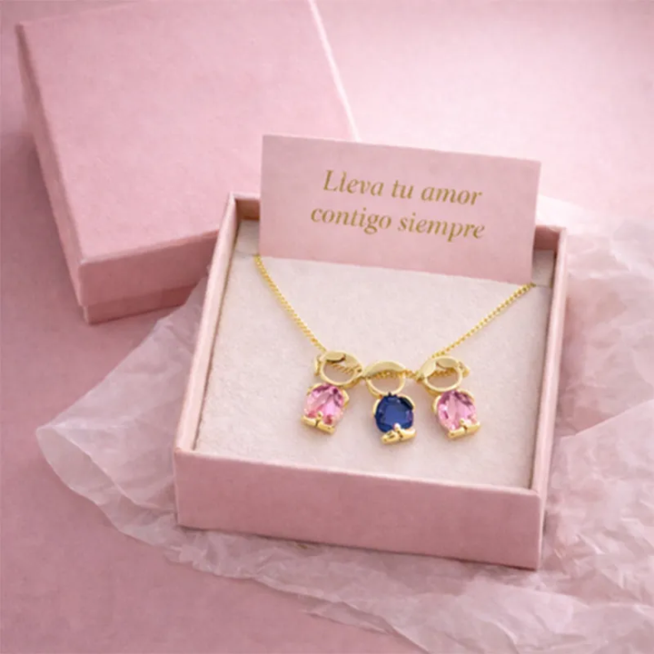 Parent-child pendant necklace