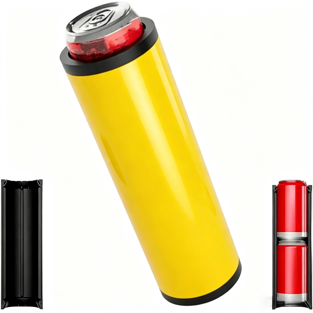 Double-can tactical jumping can rack