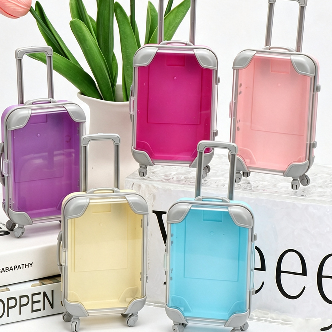 Mini storage trolley box