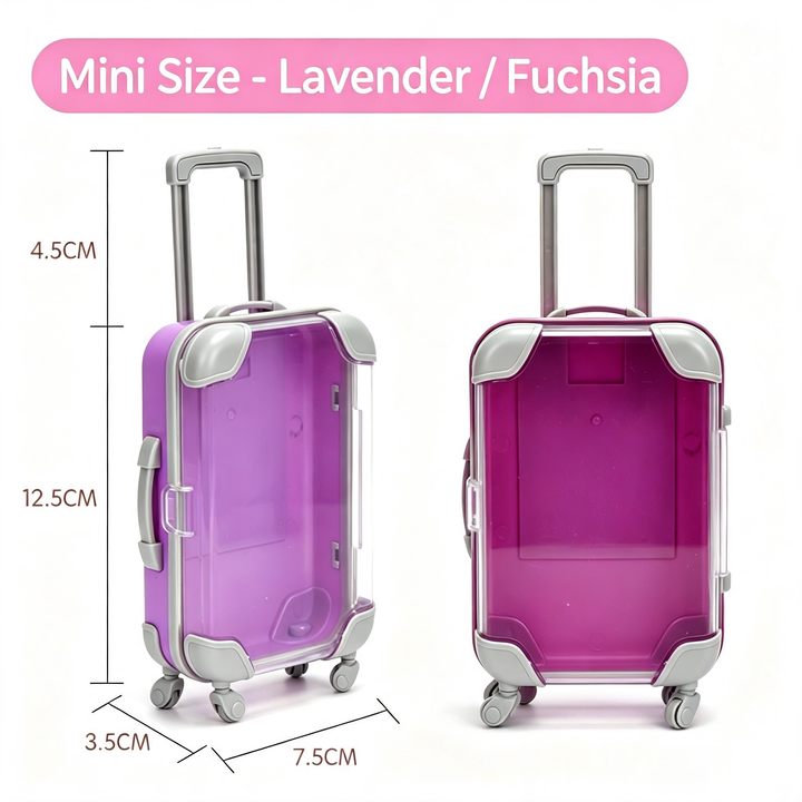 Mini storage trolley box