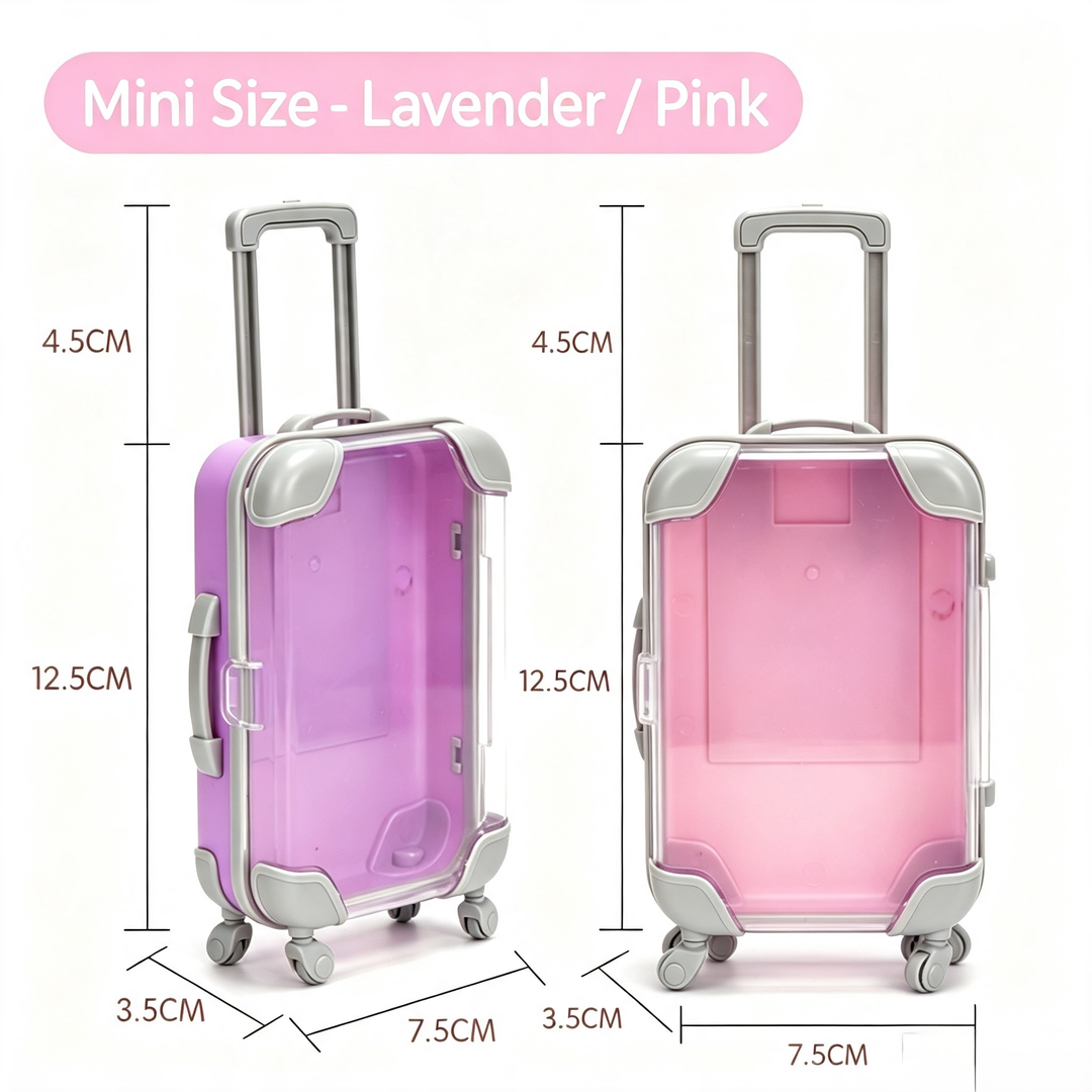 Mini storage trolley box