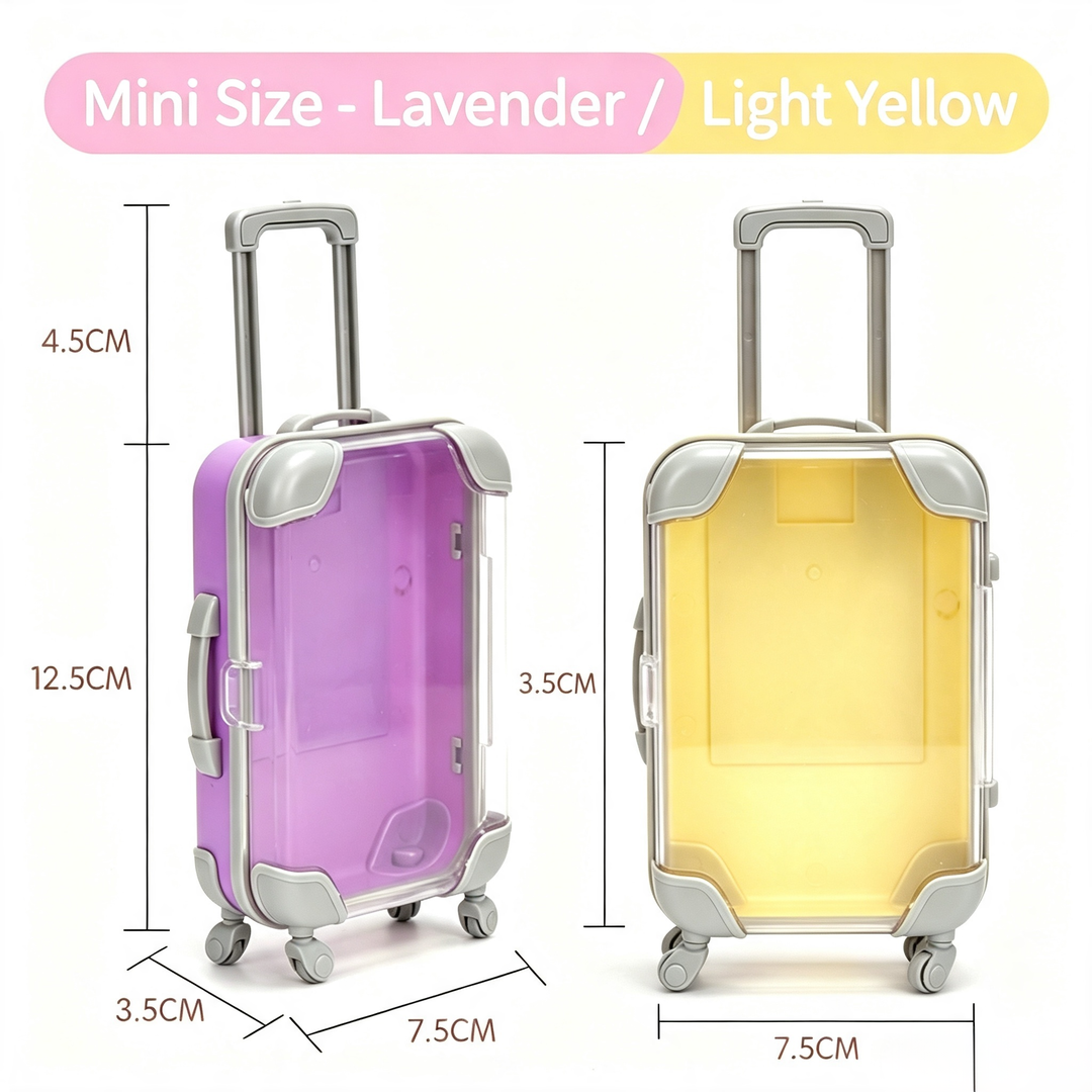 Mini storage trolley box