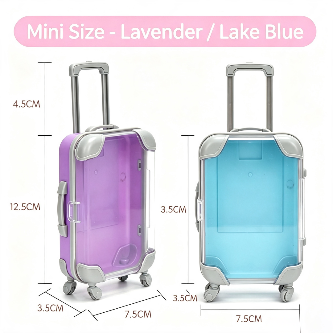 Mini storage trolley box