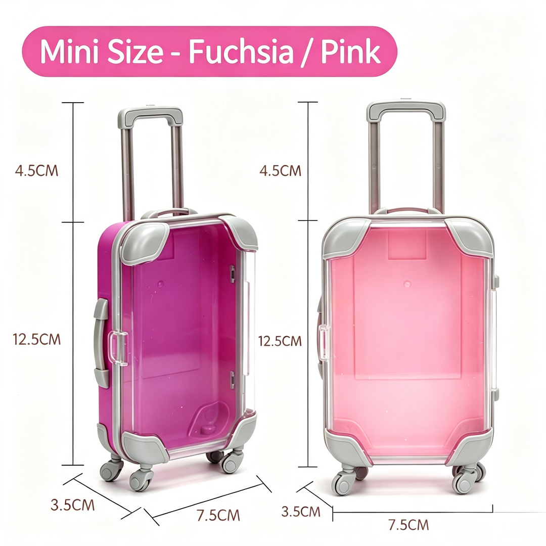 Mini storage trolley box
