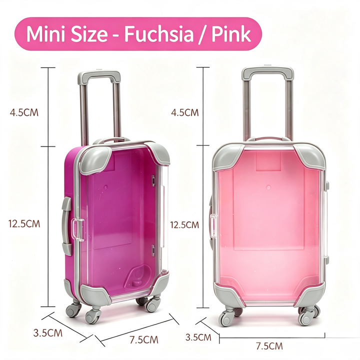 Mini storage trolley box