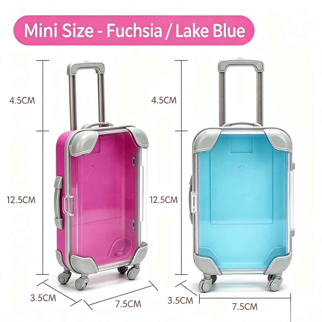 Mini storage trolley box