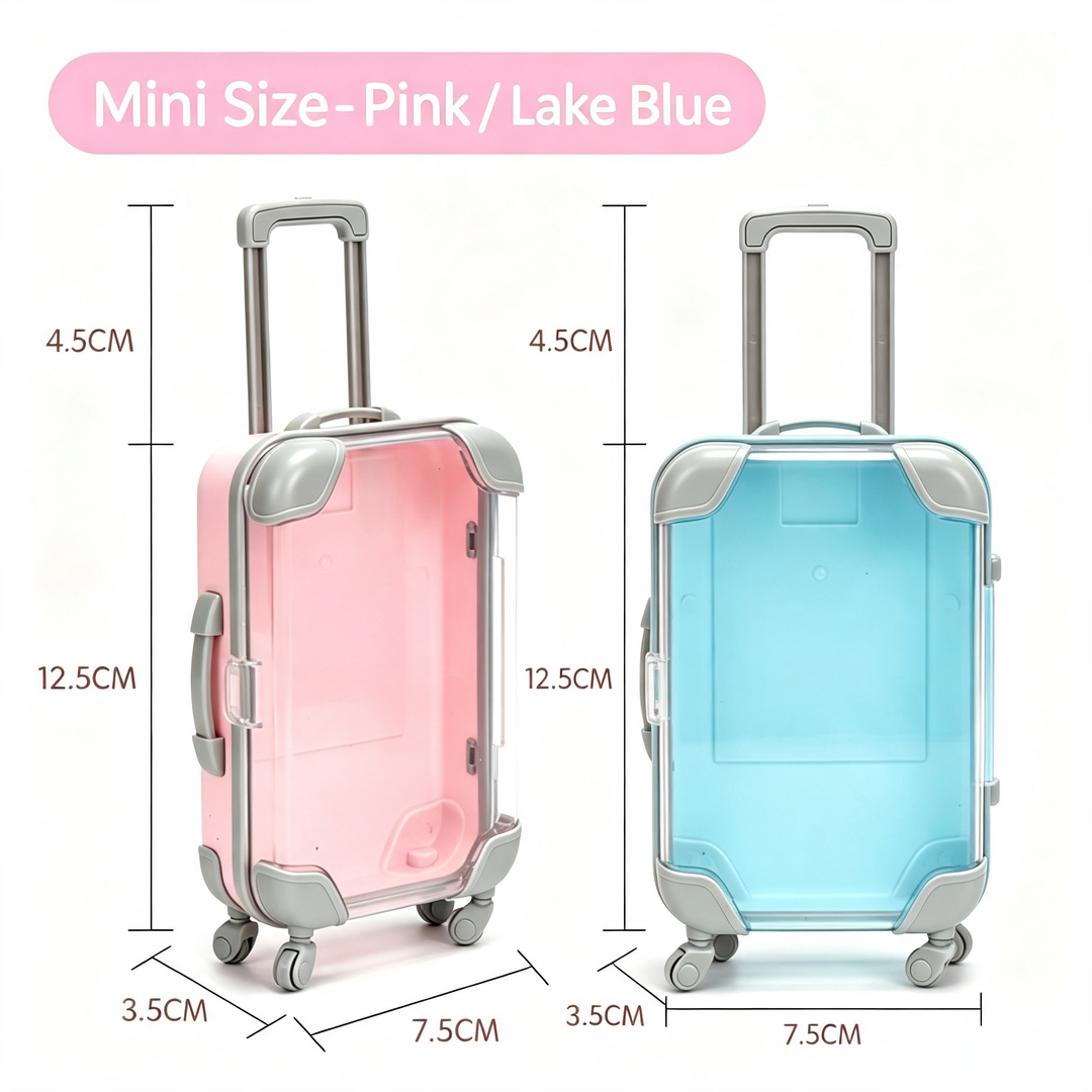 Mini storage trolley box