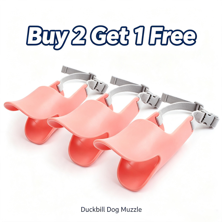 Silicone anti-bite muzzle for dogs